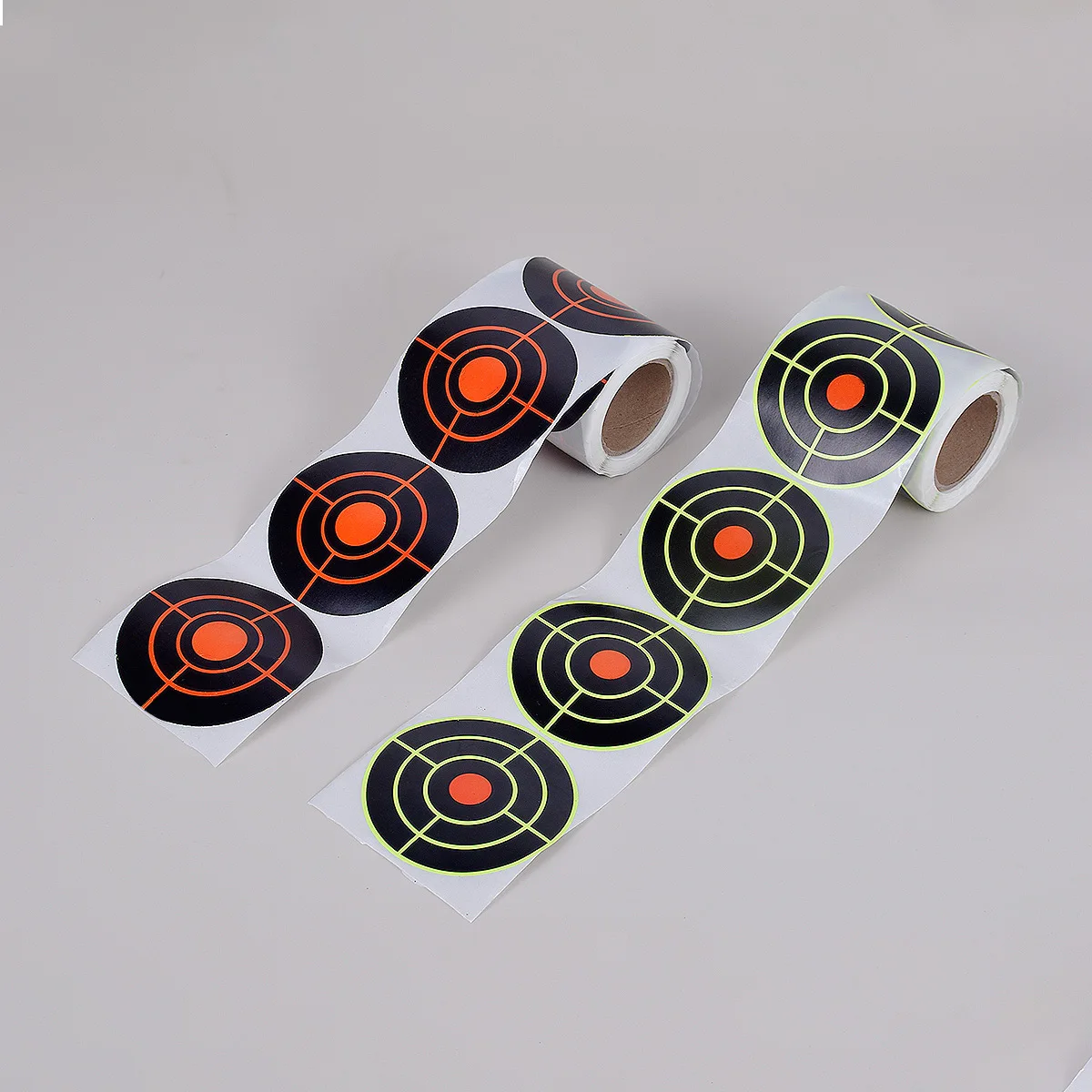 Amarillo 100 Uds. Pegatina autoadhesiva táctica para objetivo de tiro 7,6 cm salpicaduras reactivas práctica entrenamiento pegatinas de caza - imagen 4