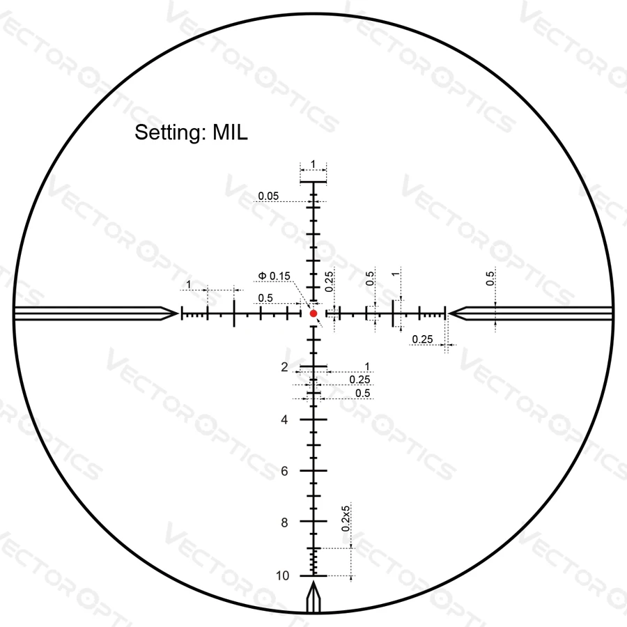 ¡¡Clargo!! !Vector Óptica Tauron 4-24X50 Ffp Rifle alcance 30Mm tubo diámetro 1/10 Mil clic valor caza táctica - imagen 2