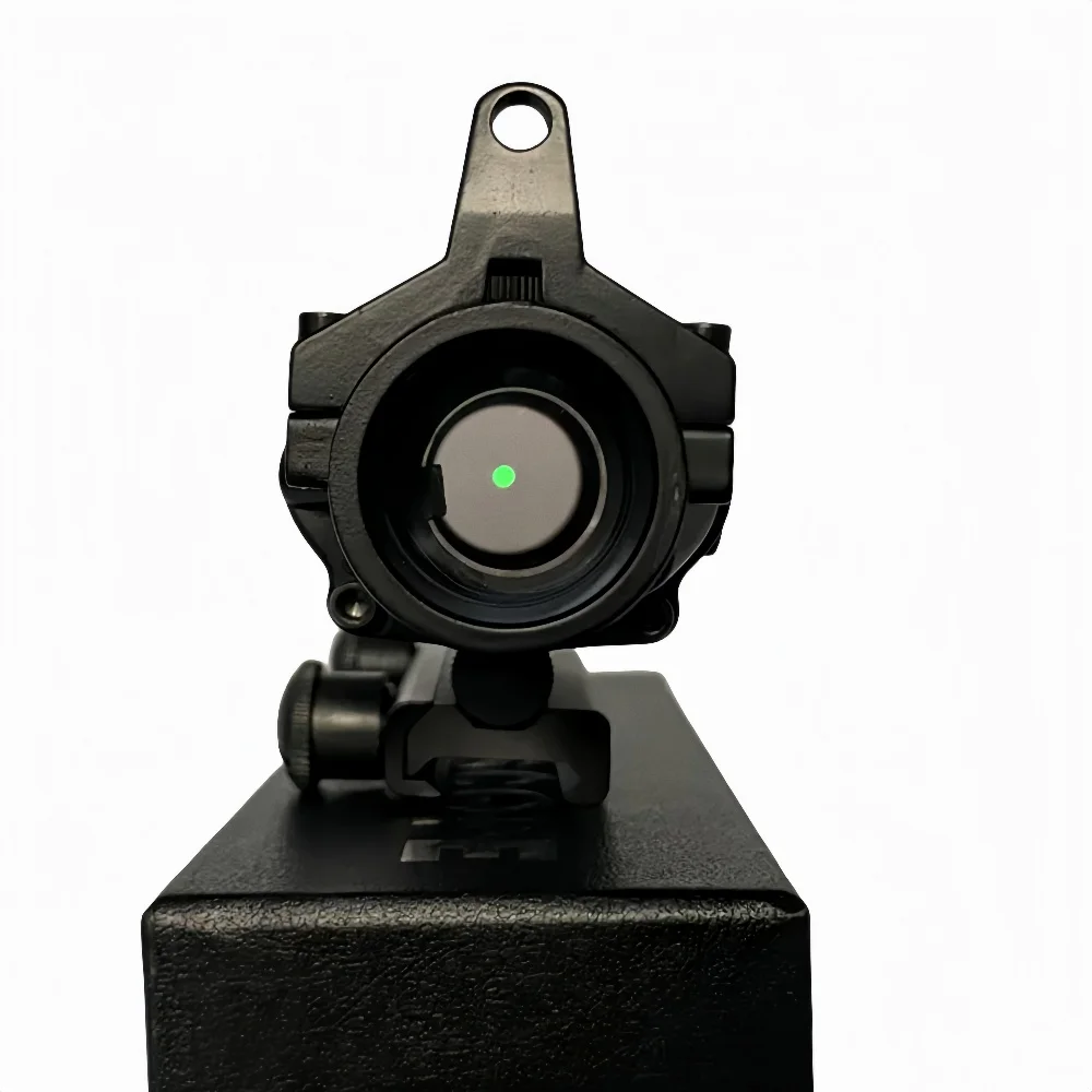 Mira óptica para Rifle 1X32, mira de punto rojo para caza, mira telescópica ajustable, punto rojo y verde con montaje de 20mm |