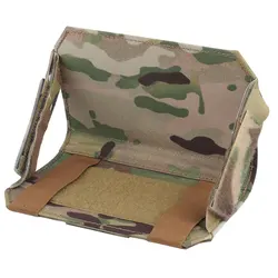 Bolsa táctica MOLLE para teléfono con panel frontal y soporte de mapa