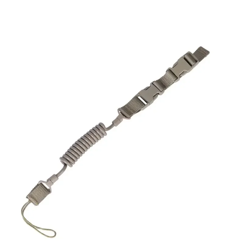 Emersongear-eslinga elástica táctica, correa de mano corta, cuerda de tiro para caza Airsoft, combate, senderismo, Camping, nailon - imagen 3