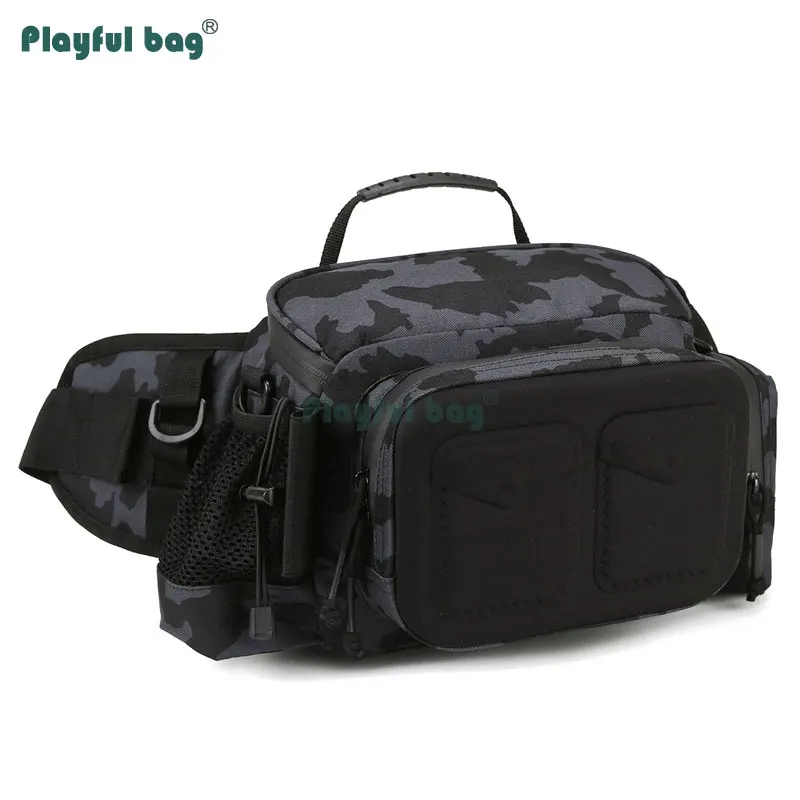 Bolsa de cintura con señuelo para hombre, bolsa cruzada multifuncional de gran capacidad, de viaje, AVA119 - imagen 3