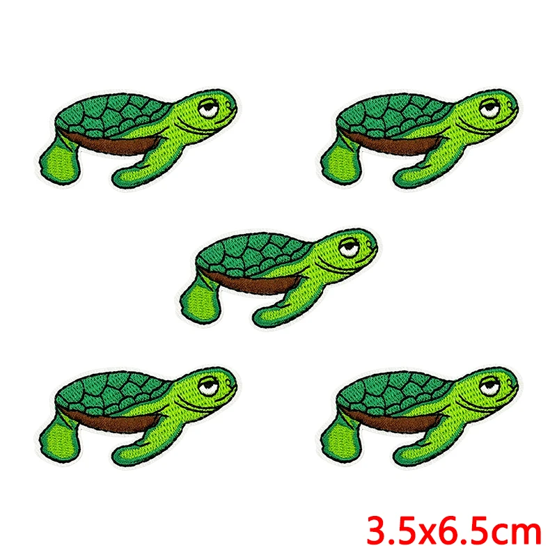 Lote de 10 Uds. De zapatillas onduladas de verano, parches bordados para ropa, parche de Coral de concha, parches para planchar para ropa, sombreros, chaquetas DIY - imagen 2