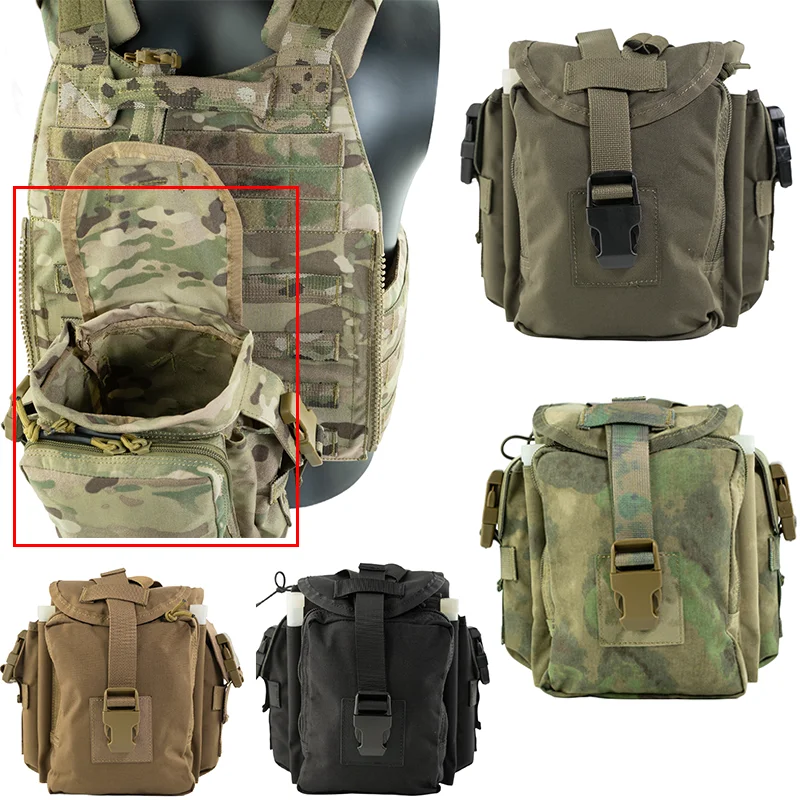 Bolsa para hervidor al aire libre, cubierta para taza de agua, paquete de accesorios tácticos multifuncionales, riñonera Molle, paquete de accesorios - imagen 2