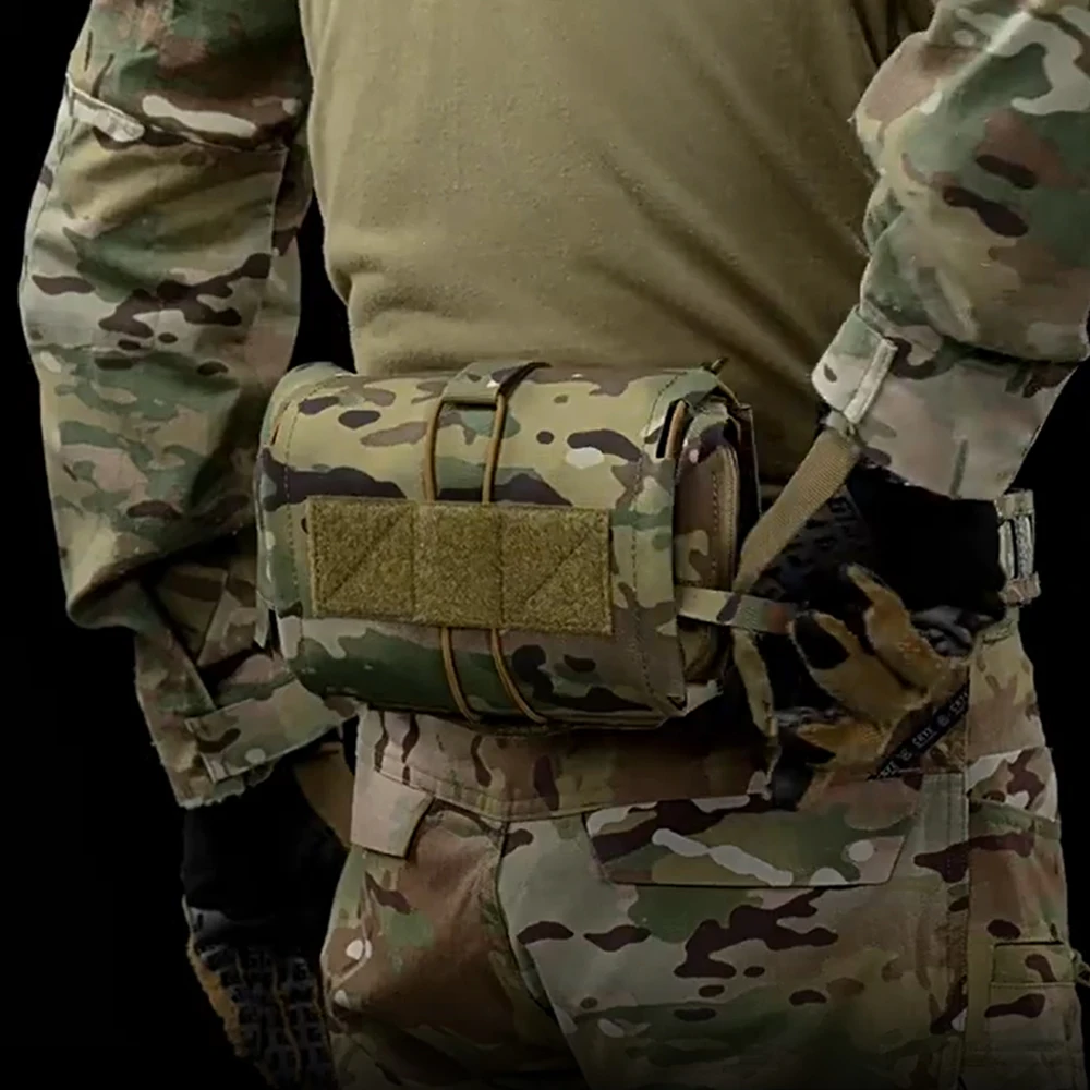 Botiquín de primeros auxilios táctico MOLLE, bolsa médica de despliegue rápido, liberación rápida Horizontal, caza, Camping, supervivencia, cinturón de seguridad - imagen 2