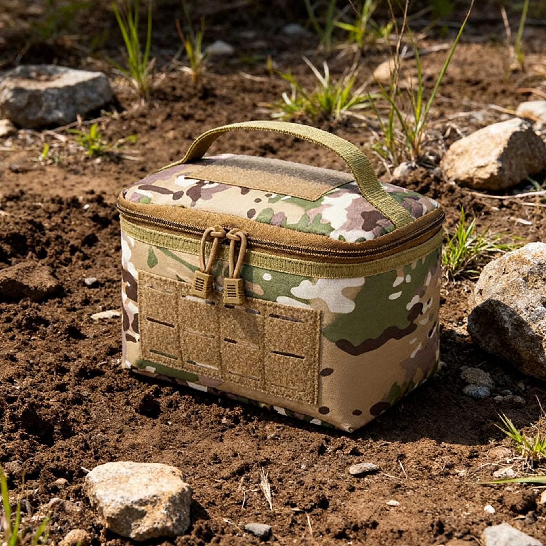 Estuche para Rifle de caza, carcasa dura, caja de municiones portátil, bolsa de descanso para Rifle, estuche de almacenamiento para balas de tiro al aire libre, bolsa cargadora de 9mm/5,56 - imagen 2