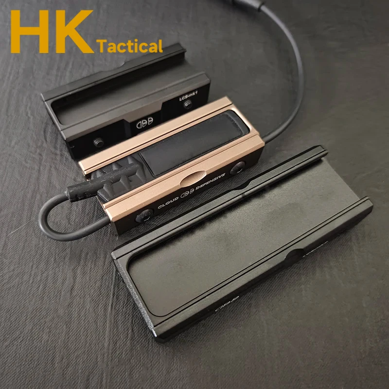 Tácticas PEQ15 A2 láser M600 M300 luz de explorador linterna ST07 cinta remota interruptor de almohadilla de presión 20MM accesorios de placas de montaje en riel - imagen 3