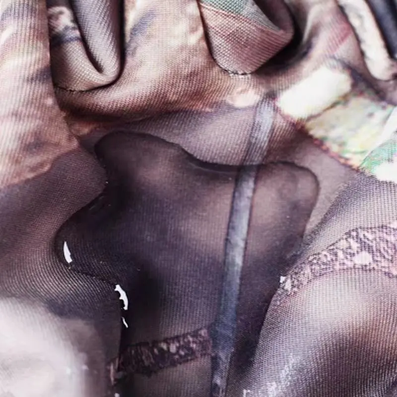 Otoño Invierno árbol camuflaje biónico caza pesca guantes impermeable antideslizante montar ciclismo guantes Unisex Camo manopla completa - imagen 4