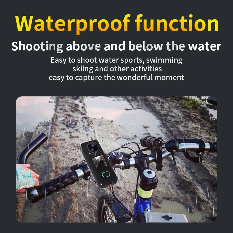 Cámara de Acción 4K HD, pantalla táctil IPS de 1,4 pulgadas, antivibración, impermeable, para deportes al aire libre, para casco de motocicleta - imagen 2