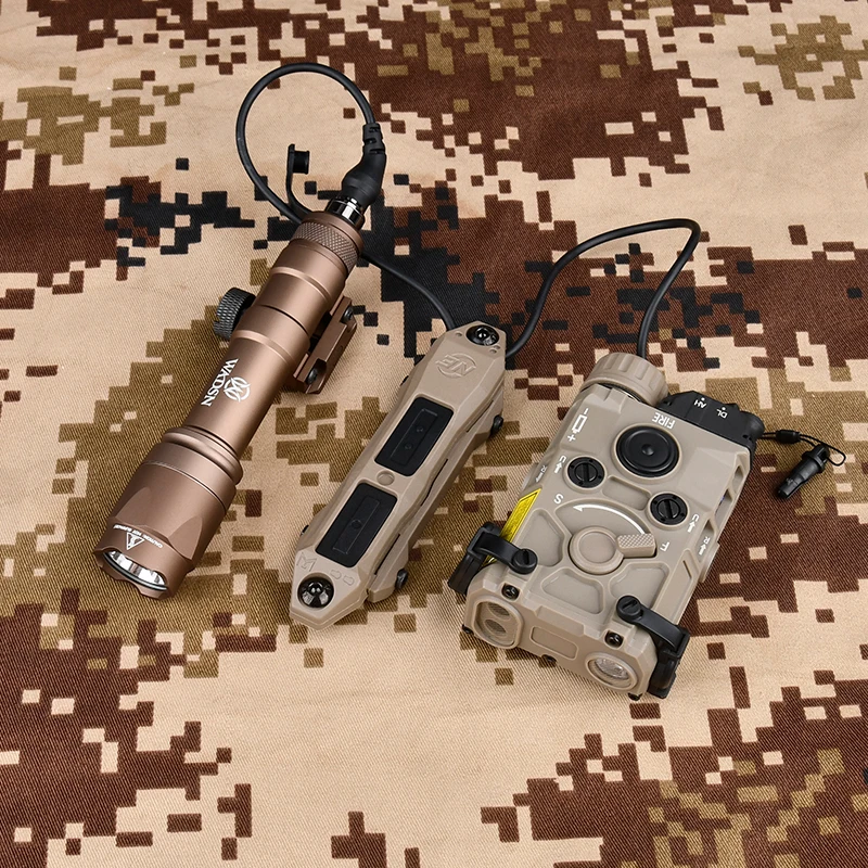 WADSN OGL punto rojo verde azul IR láser SF M300A M600C linterna táctica luz estroboscópica interruptor remoto doble para arma de caza - imagen 2
