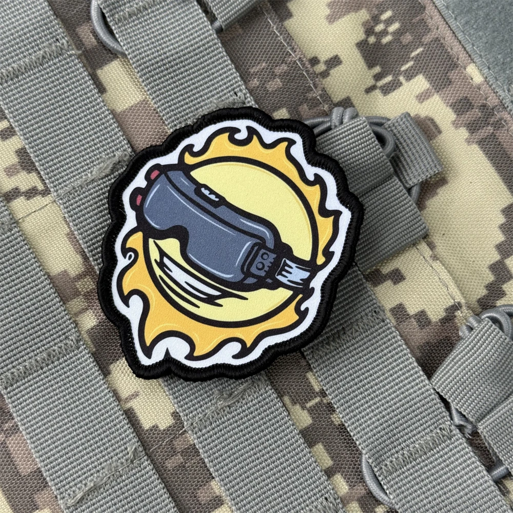 Parche de operador Solar, moral táctica, ejército militar, apliques personalizados, pegatina para mochila, parches de gancho y bucle impresos para ropa - imagen 4