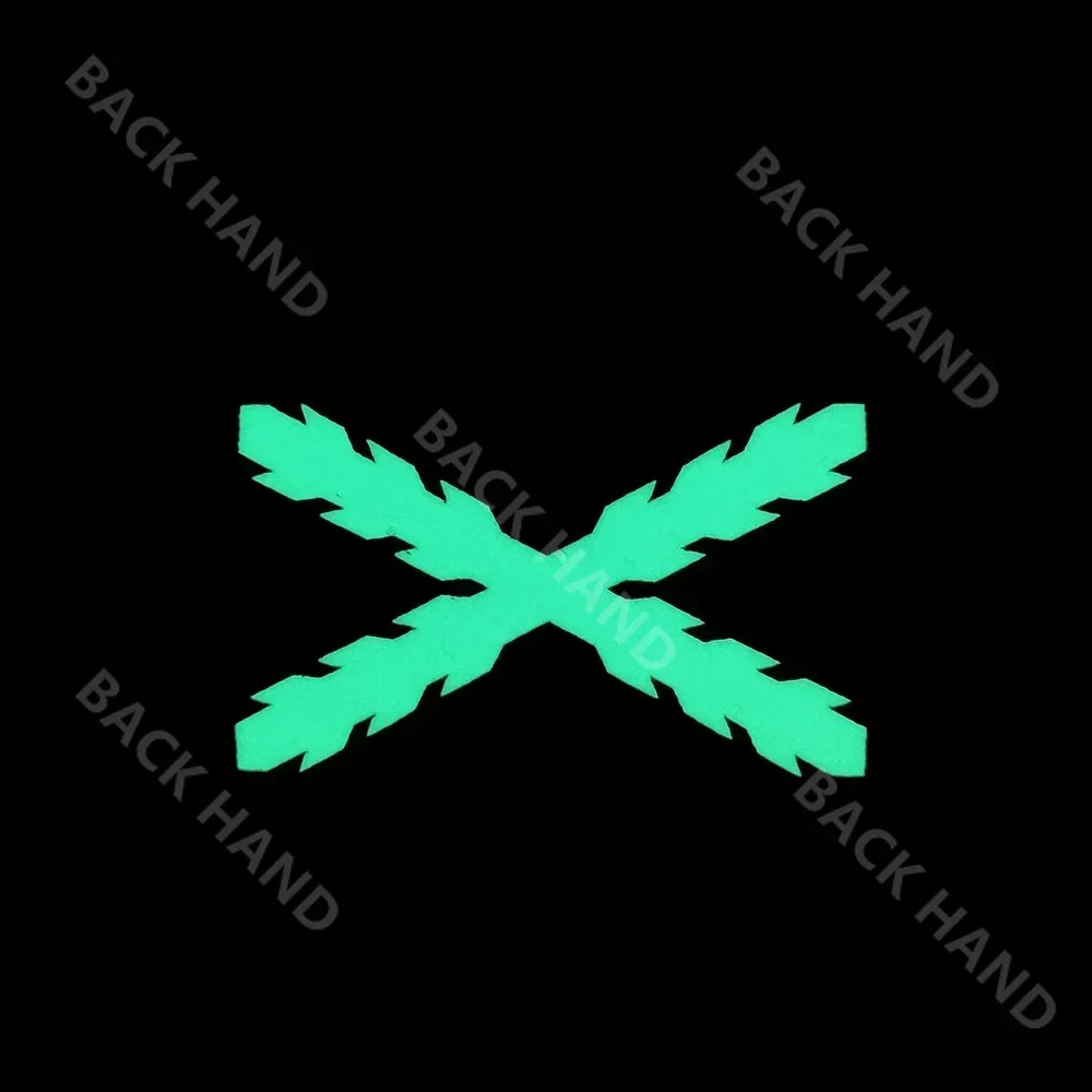 Parches de gancho y bucle de bandera española en mochila, parche de bandera de España, insignia táctica militar de diez burdeos, emblema de tela reflectante IR - imagen 2