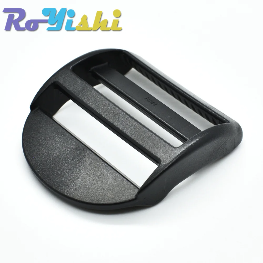 Hebillas deslizantes de bloqueo de escalera de plástico, correas de mochila, correas negras, 20mm, 25mm, 32mm, 38mm, 50mm, 10 unids/lote por paquete - imagen 4