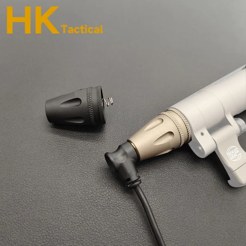 Interruptor de luz de arma Airsoft, tapa trasera para M600, M300, M622V, M640, adaptador de interruptor de enchufe CC, accesorio táctico de luz de explorador al aire libre - imagen 3