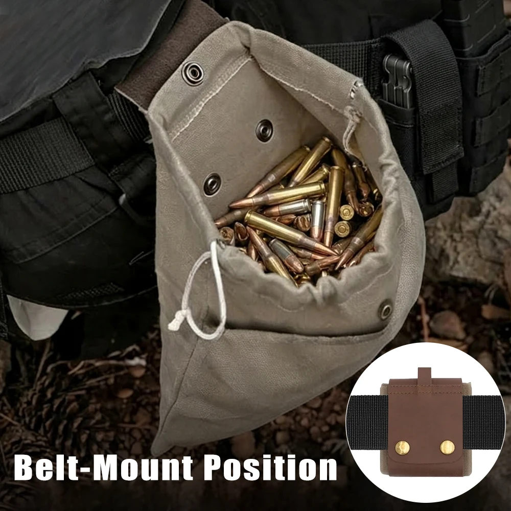 Bolsa táctica para munición plegable, transporte cartuchos de rifle - imagen 2