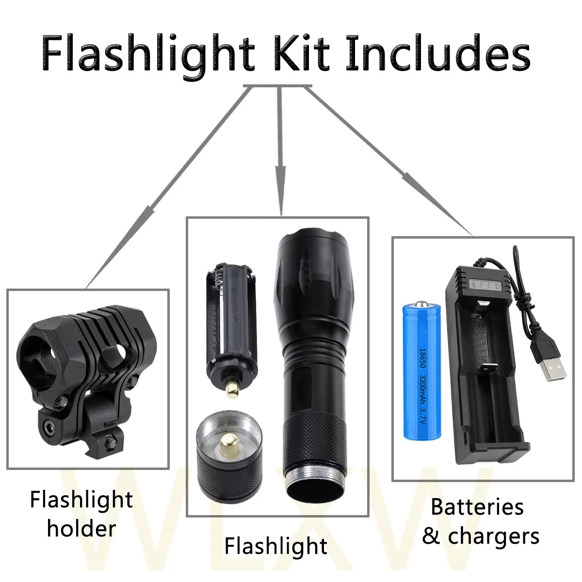 Casco táctico MICH 2000 con máscara de calavera Airsoft, gafas tácticas, linterna de 4 lentes, Clip de linterna de 25MM para Cosplay de Paintball - imagen 4