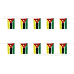 Banderines Mozambique 14x21cm - Banderín decoración fiesta