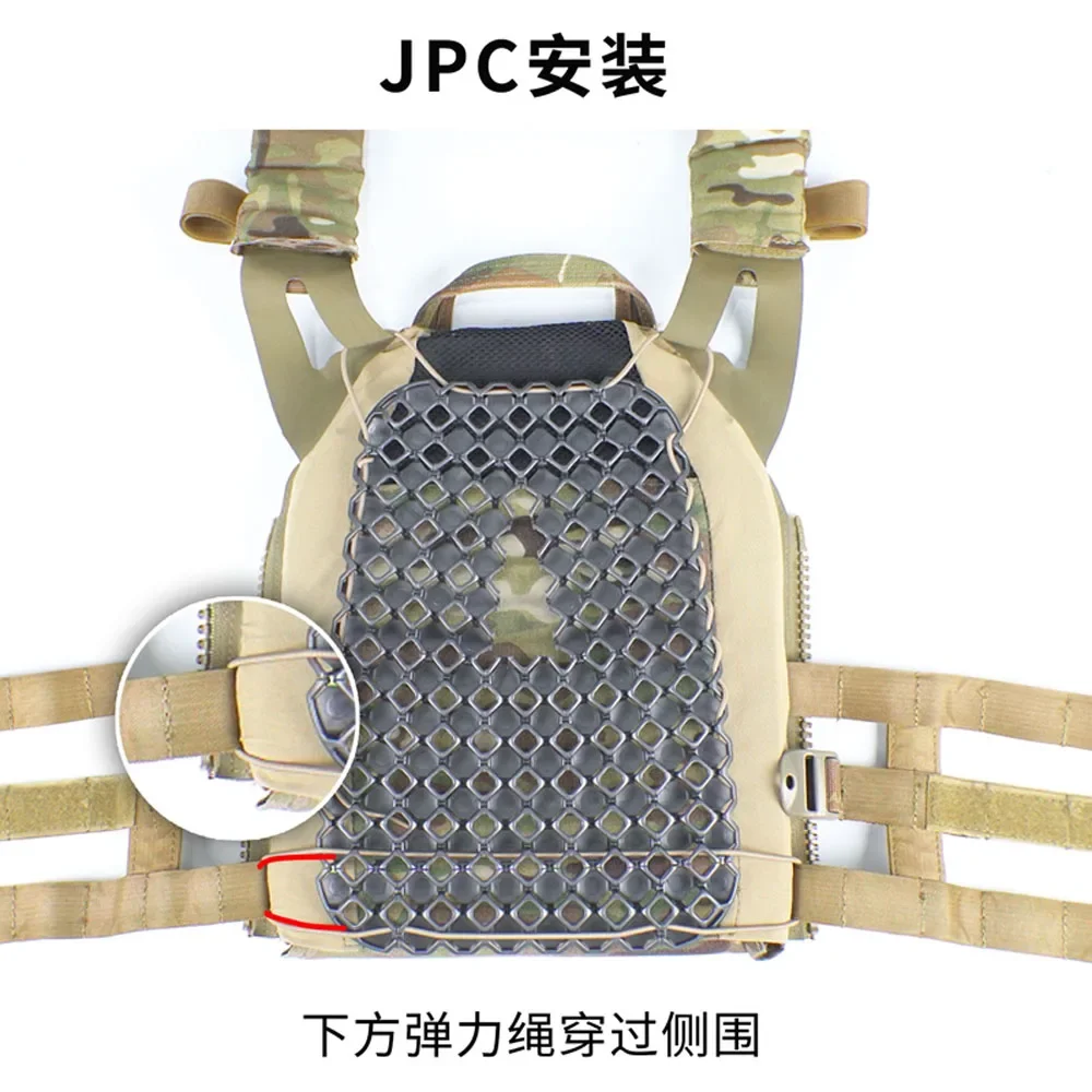 Chaleco táctico transpirable 3D con almohadillas de forro interior, disipación de calor universal - imagen 5