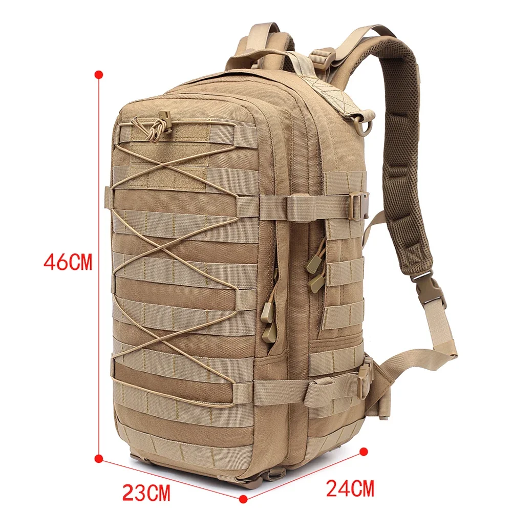 Mochila Molle EDC de 25L para hombre, bolsa de herramientas 1000D para deportes al aire libre, caza, Trekking, pesca, senderismo, Camping - imagen 3
