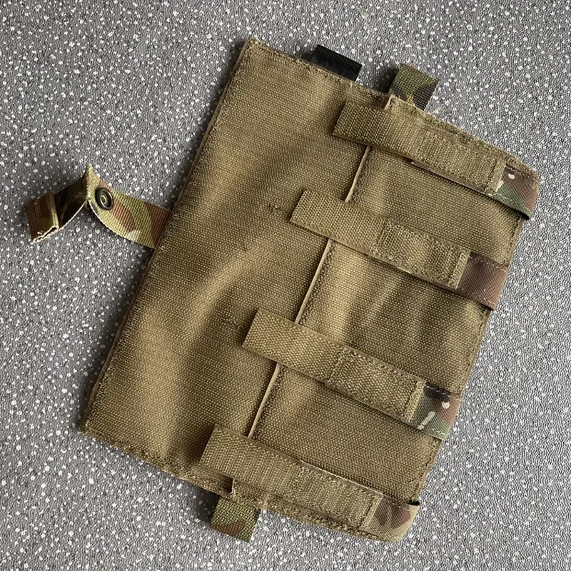 Bolsa táctica MOLLE Panel TRI para AVS JPC2.0, chaleco portador de placa con solapa frontal desmontable, Panel frontal, accesorios Airsoft - imagen 4
