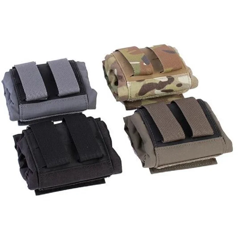 Mini bolsa plegable para exteriores, bolsa táctica ROLL-UP Molle, bolsa de almacenamiento - imagen 2