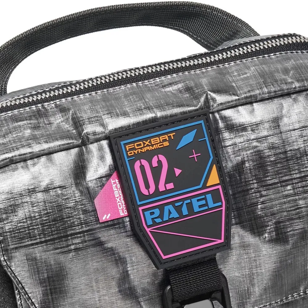FOXBAT Ratel 02 Parche PVC táctico temático para ropa y mochilas