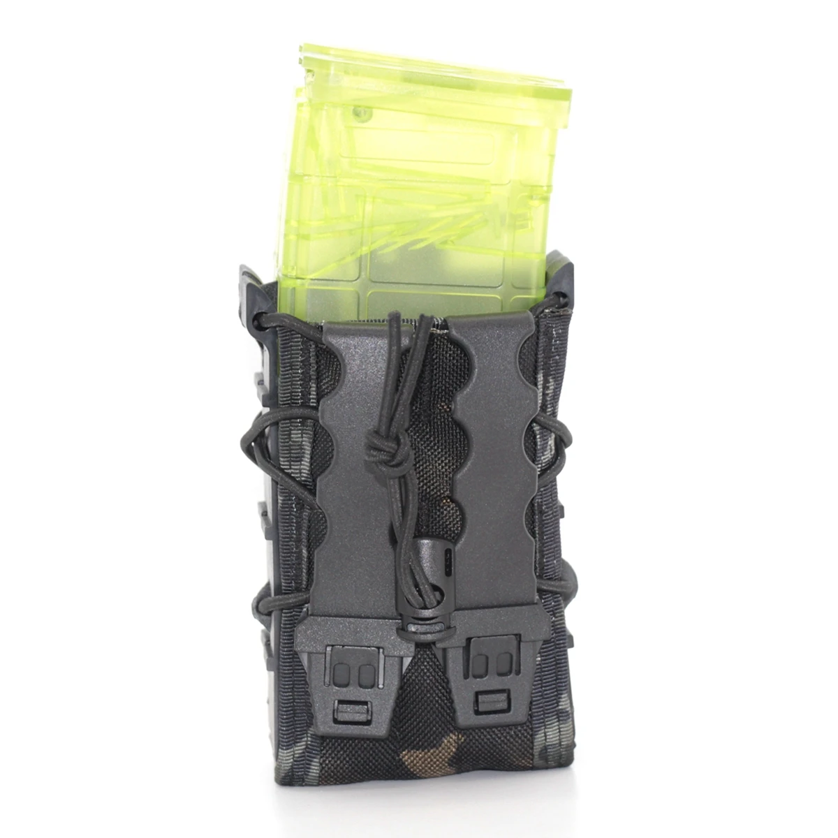 Bolsa para revistas de doble capa estilo tigre 5,56, bolsa de almacenamiento táctica para exteriores, chaleco, cintura, accesorio MOLLE, bolsa funcional - imagen 5