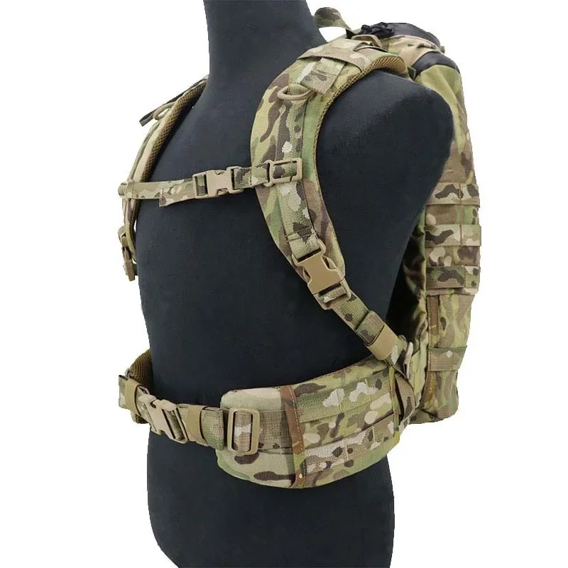 Mochila de 2 días, cinturilla reforzada, protección táctica de almohadilla de cintura para cenar, cinturón de 38mm, 1 par - imagen 5