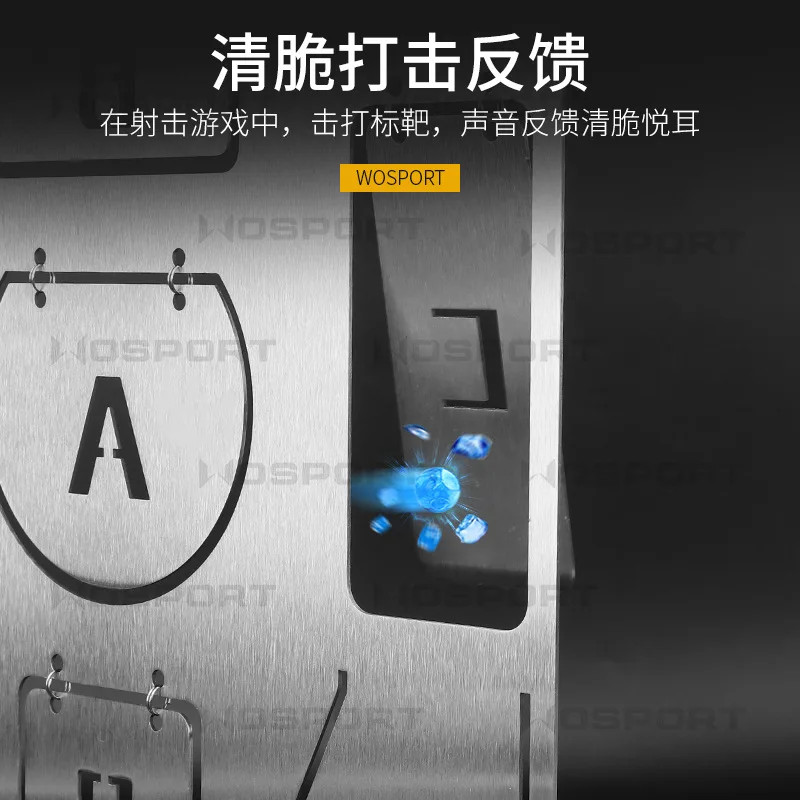 WoSporT entrenamiento de tiro objetivos de metal soporte portátil ajustable real CS objetivos de entrenamiento de tiro profesional - imagen 4