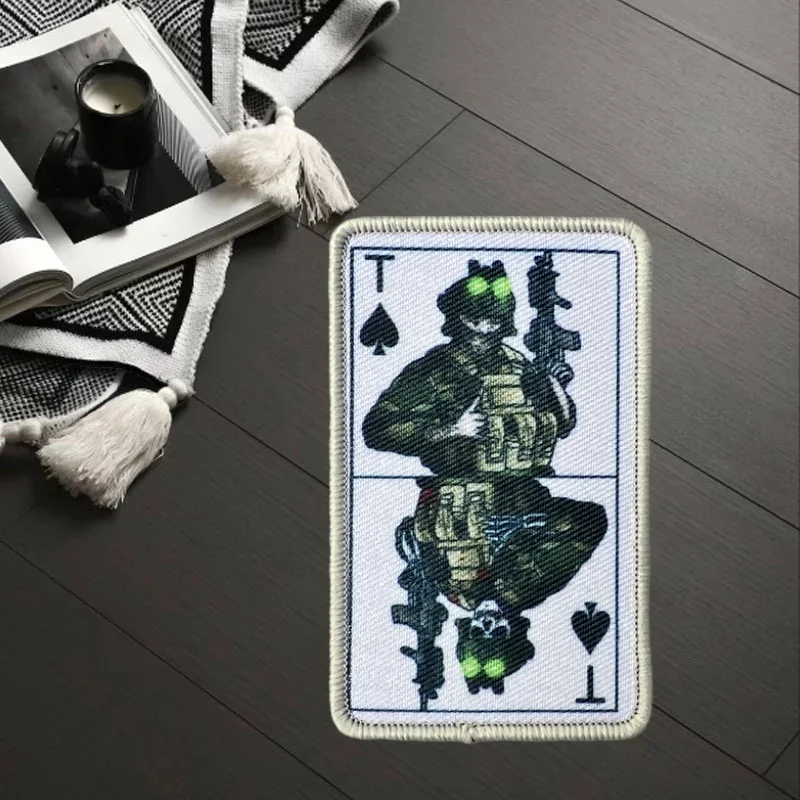 Parche "Map King Operator", insignia de moral táctica, brazalete impreso con gancho y bucle, mochila militar, pegatina decorativa para ropa - imagen 3