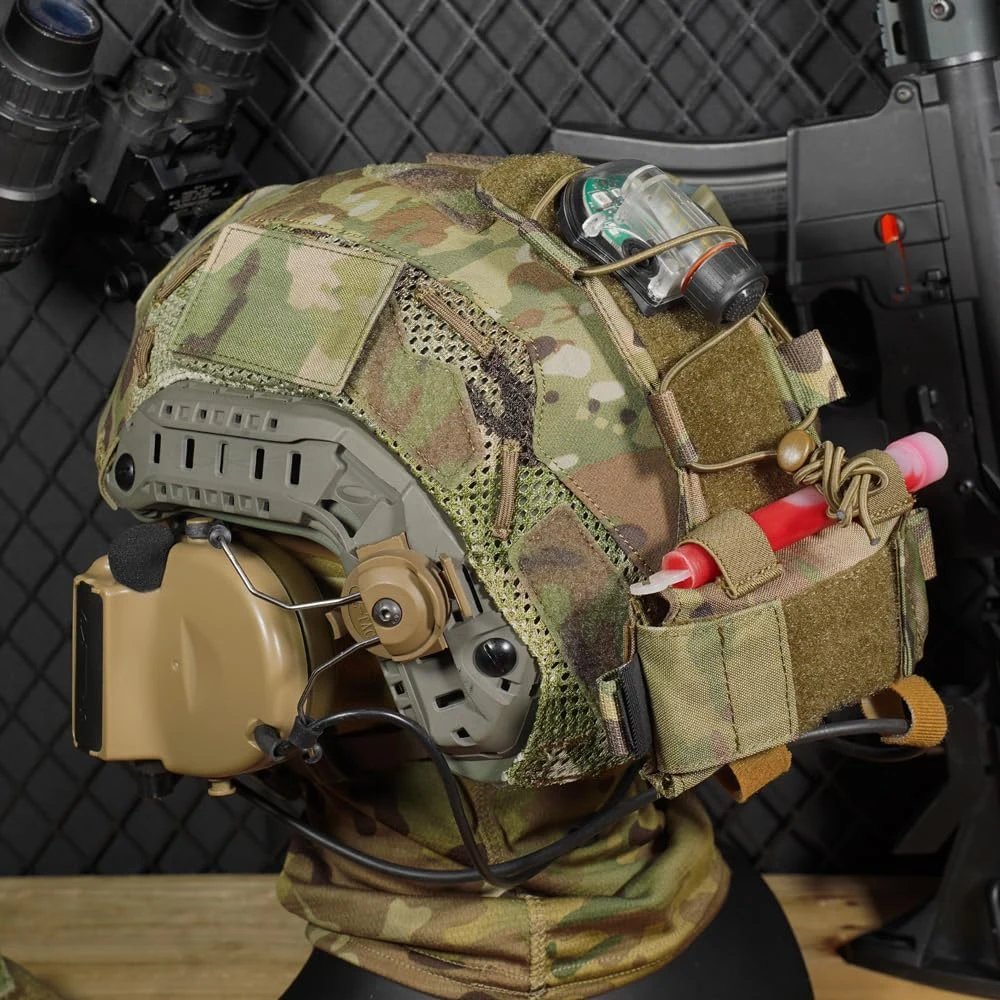 Funda protectora casco táctico airsoft – Transpirable ligera - imagen 3