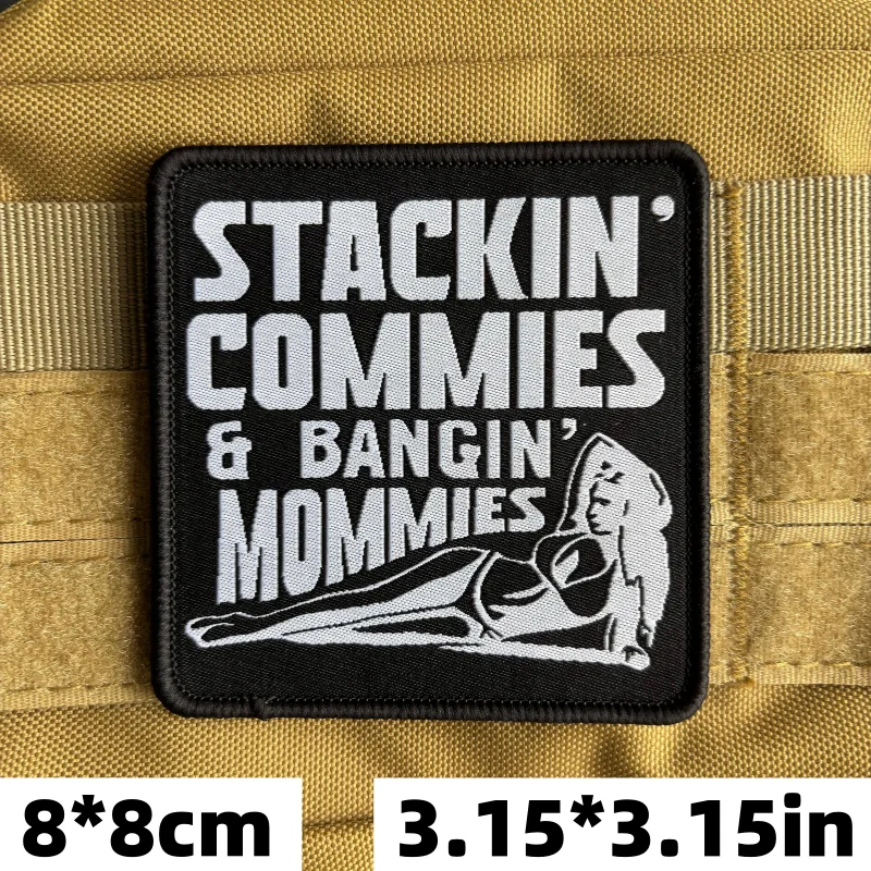 Parche táctico Sexy para mujer, insignia de moral bordada para chica hermosa, parches estampados, gancho y bucle, pegatina para mochila militar - imagen 2