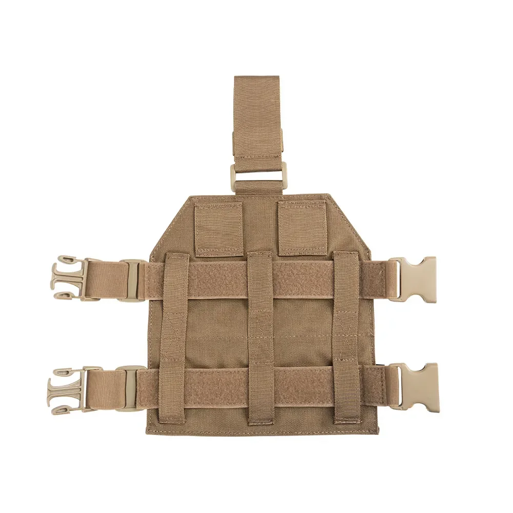 Funda para pierna caída, Panel táctico MOLLE para patas de caza, correas de placa colgantes universales, accesorios de combate en la jungla - imagen 3