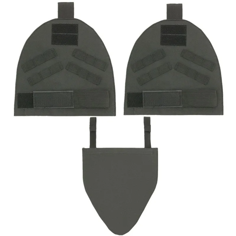 Juego universal de tres piezas de protector de hombros y ingle para chalecos tácticos al aire libre, para transformar equipo de caza - imagen 5