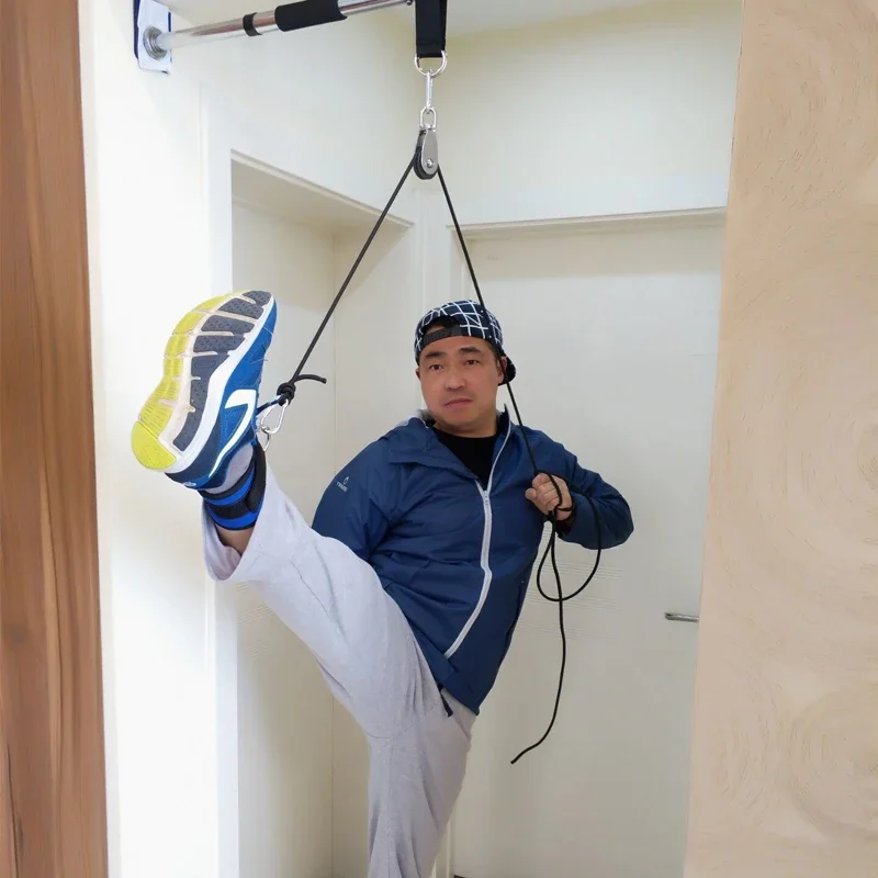 Ensanchador de ligamentos de pierna con polea para piernas de Kung Fu, Taekwondo, entrenamiento de fuerza, máquina dividida, ejercitador de correa de estiramiento - imagen 3