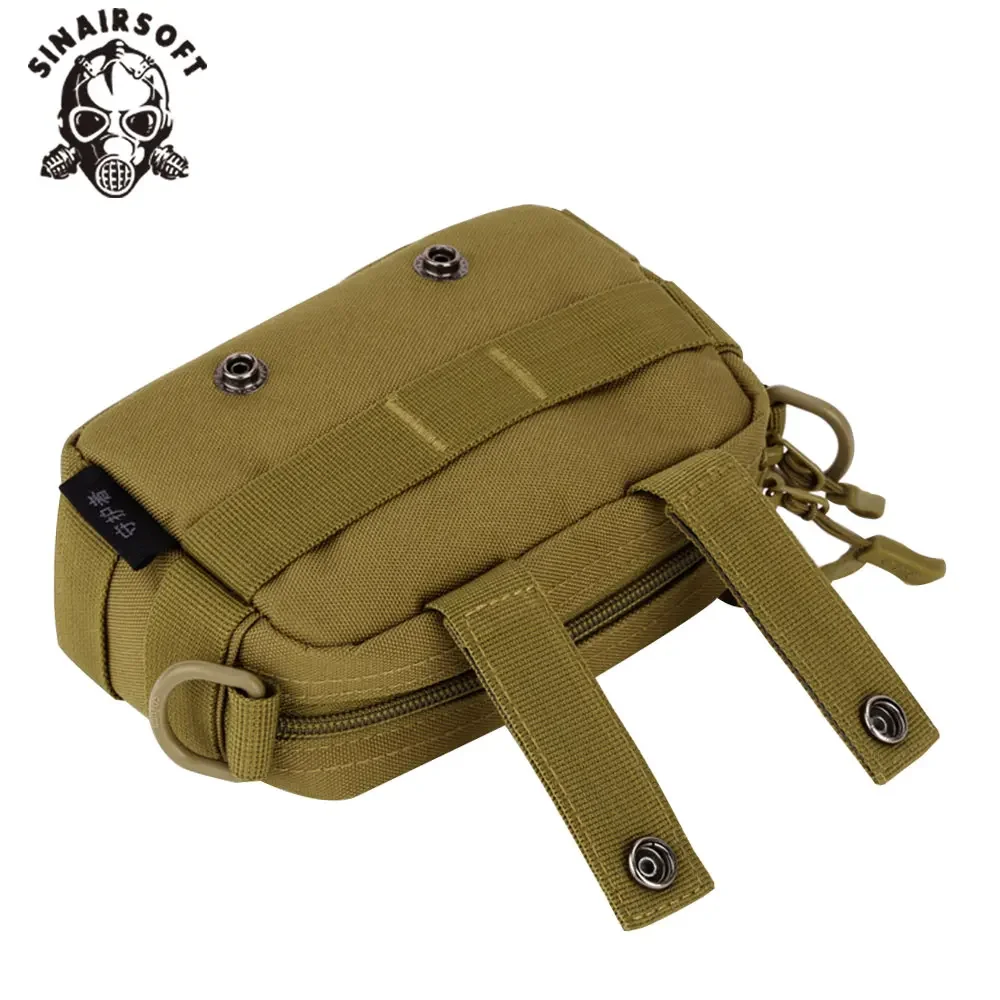 SINAIRSOFT-bolsa MOLLE de utilidad militar táctica, bandolera para deportes al aire libre, riñonera militar, paquete para senderismo - imagen 5