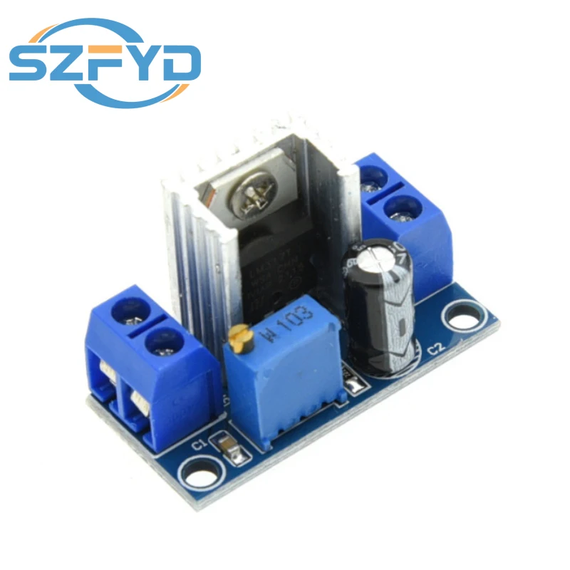 Módulo convertidor reductor DC-DC ajustable LM317 - Regulador de voltaje lineal para fuente de alimentación - imagen 4