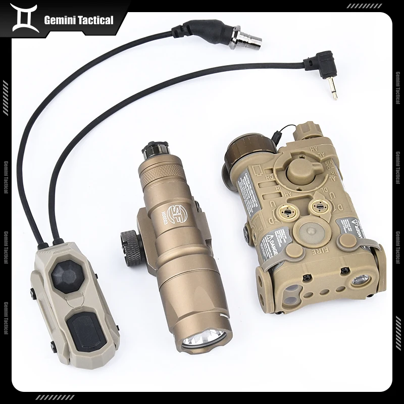 WADSN táctico NGAL rojo verde azul punto IR láser Surefir M300A caza Scout luz con interruptor de Control Dual AXON compatible con riel de 20MM - imagen 4