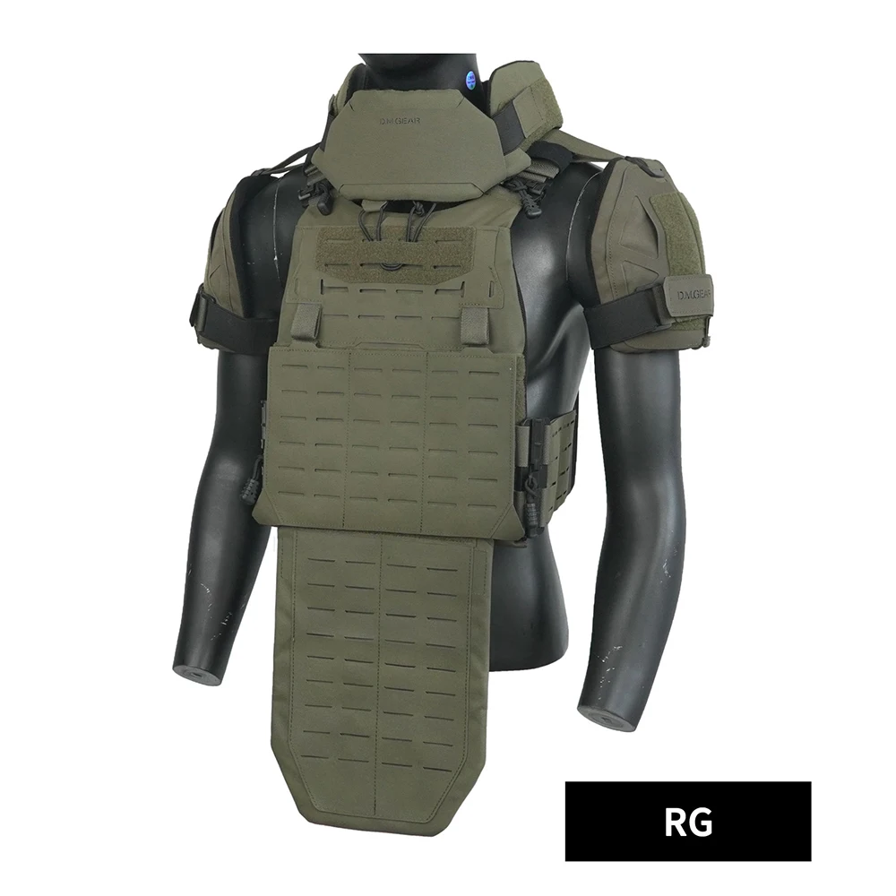 DMGear-chaleco táctico con protección para la entrepierna, traje de protección para la ingle, cuello, hombro, Arrmor, Airsoft, equipo de bolsa de armadura corporal - imagen 4