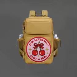 Parche bordado "SOY LITERALLY JUST A GIRL", chaleco táctico, insignia de moral con gancho y bucle, pegatinas para mochila, parches para brazalete para ropa