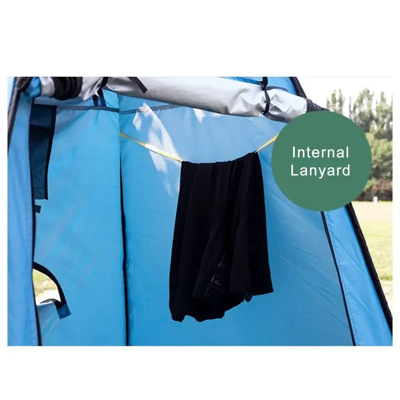 Tienda de ducha portátil para acampar al aire libre, cubierta de baño Simple, tienda de montaje para cambiarse, inodoro móvil, tienda de fotografía de pesca - imagen 2