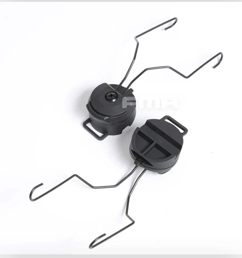 Tipo Soporte para auriculares con rotación de 360 grados Juego de adaptadores de riel para casco rápido BK/DE/FG - imagen 2
