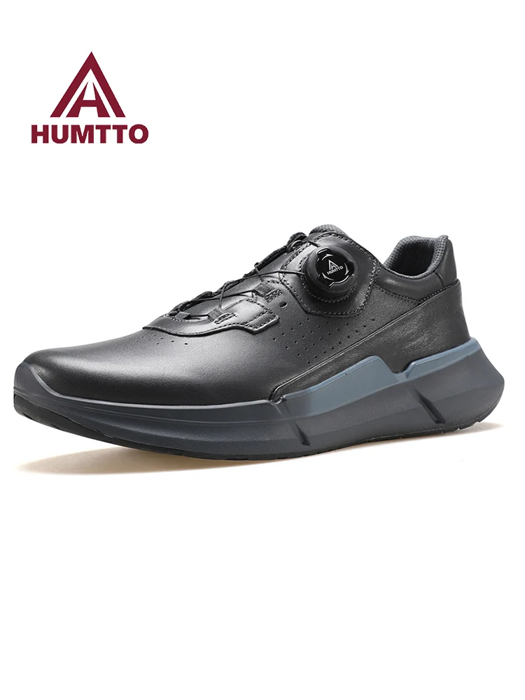 HUMTTO zapatos de senderismo de piel de vaca para hombre, zapatos de escalada para deportes al aire libre de invierno, zapatos casuales, botas de viaje, zapatillas de senderismo para primavera al aire libre - imagen 4