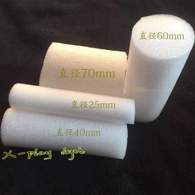 Tiras de espuma blancas, varillas de lana de perla EPE, sólido, resistente a impactos, cortina cilíndrica, tiras de calafateo de pared, flotabilidad - imagen 2