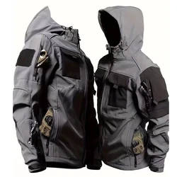 Chaqueta táctica softshell impermeable forro polar – Invierno y otoño