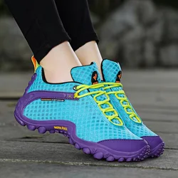 MERRTO zapatos de senderismo montaña malla transpirable unisex
