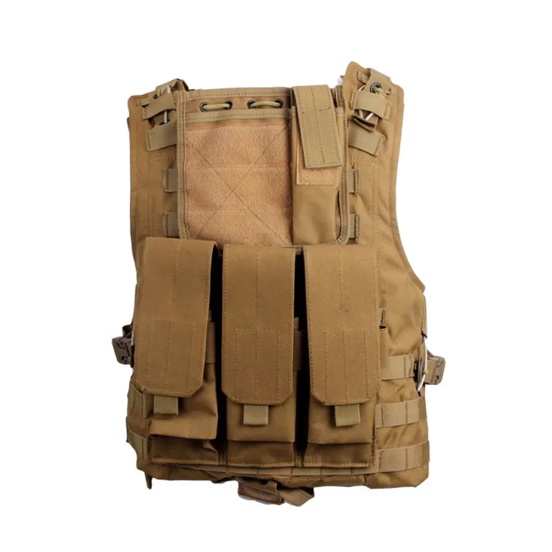 Chaleco táctico impermeable de camuflaje, mochila de entrenamiento militar Cs, combinación de ejercicio de combate, bolsas - imagen 4
