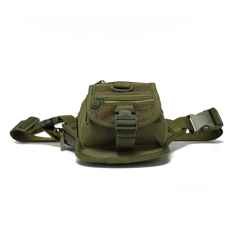Bolsa táctica de combate del Ejército, riñonera ajustable para pierna, senderismo, caza, Airsoft, Molle, Militar - imagen 3