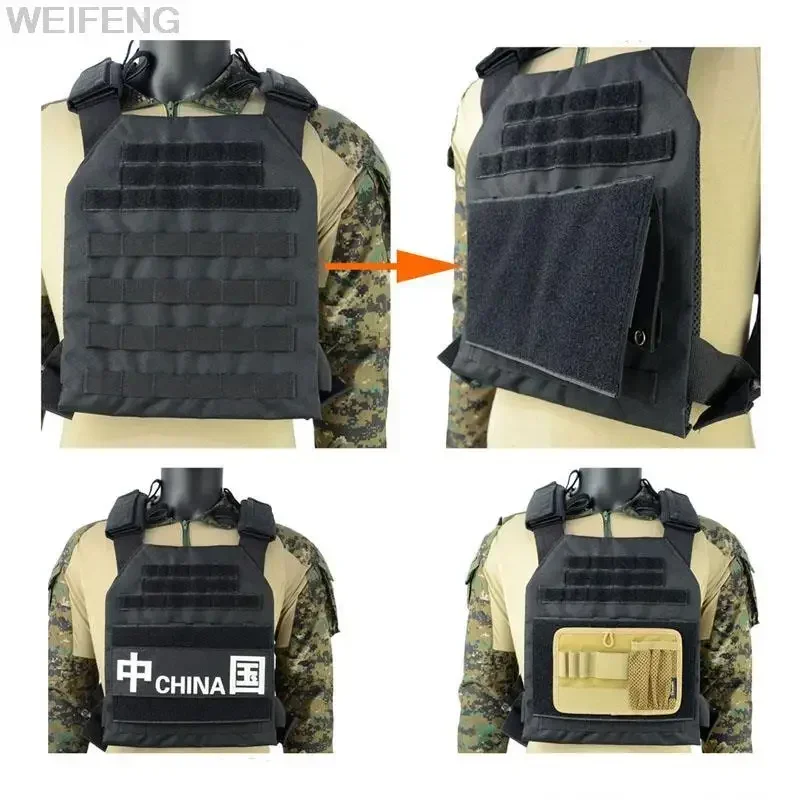 Parche de chaleco táctico, Panel adaptador Molle, convertidor de gancho y bucle de nailon para parches de identificación, bolsa de herramientas EDC, chaleco, accesorios para mochila - imagen 5