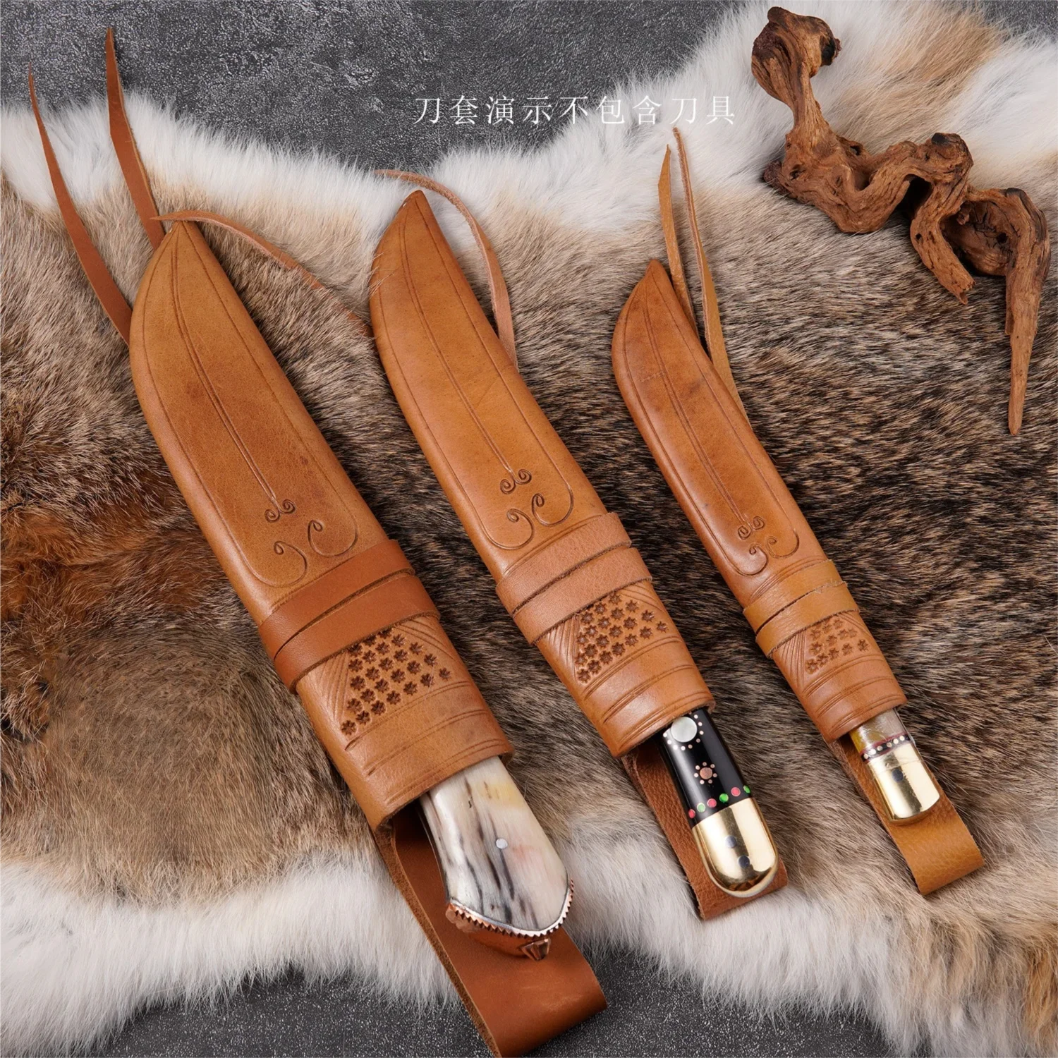 Faldas tradicionales hechas a mano: piel de camello/fundas en relieve de piel de vacuno, manga recta/media manga, múltiples especificaciones - imagen 4